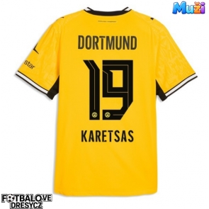 Borussia Dortmund Konstantinos Karetsas #19 Domácí Dres 2026-27 Krátký Rukáv
